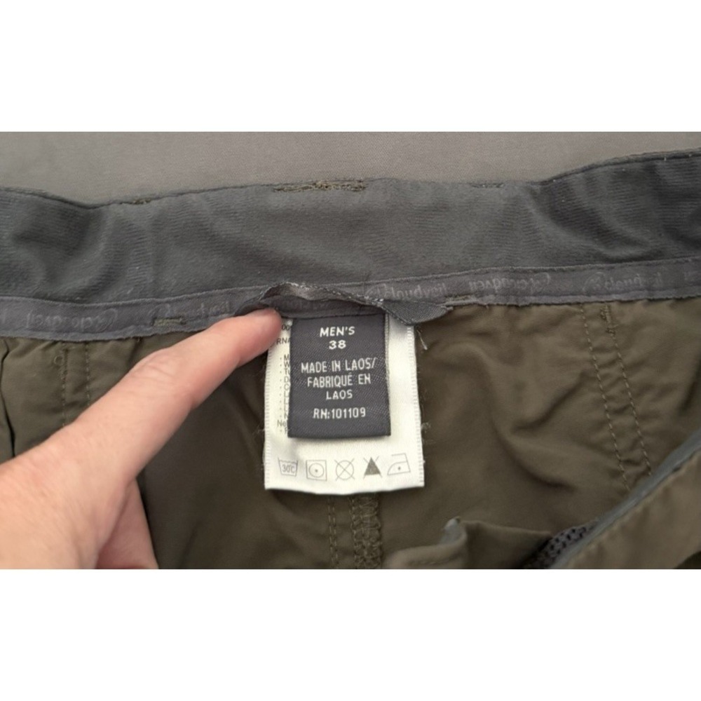 Cloudveil Shorts Mens Size 38 Brown Outdoors Hiking Adjustable Waist Belted - Picture 4 of 9